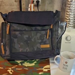 Blue camo jeep diaper bag